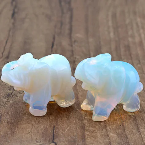 Elephant Crystal Art