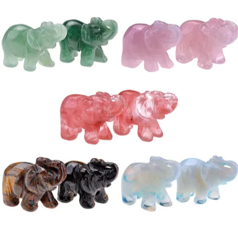 Elephant Crystal Art