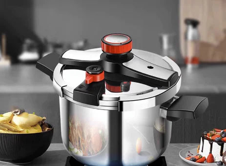 Stainless steel high-pressure cooker