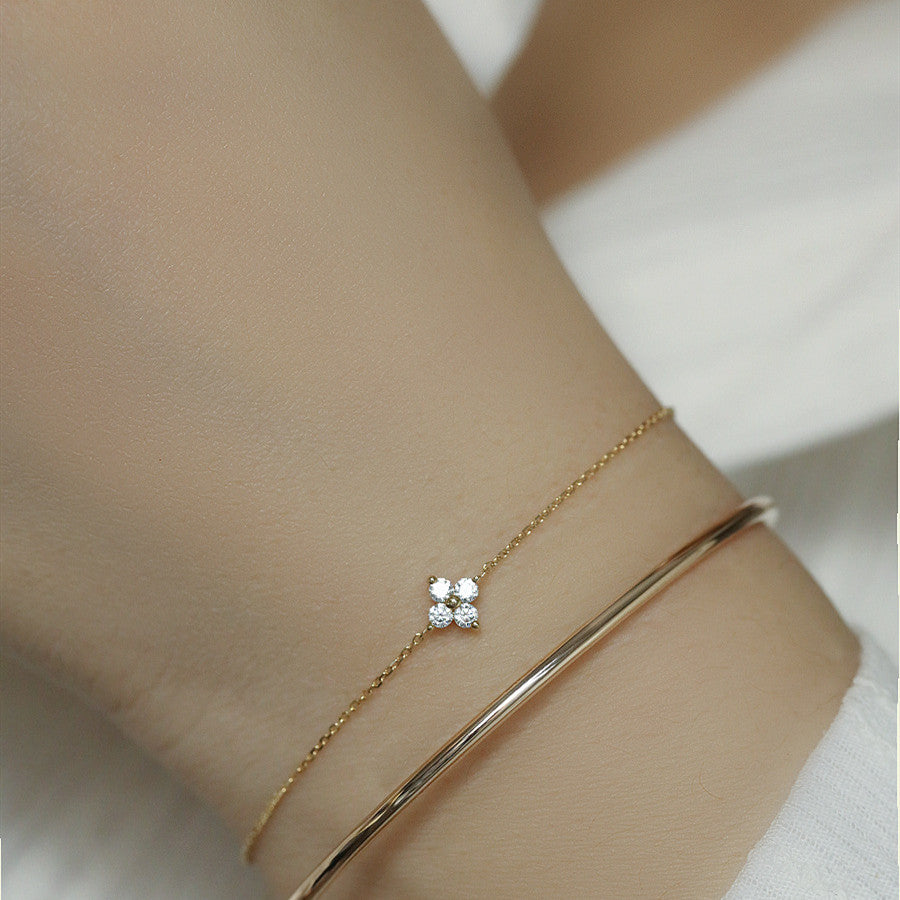 S925 Gilded Sterling Silver Bracelet for Women