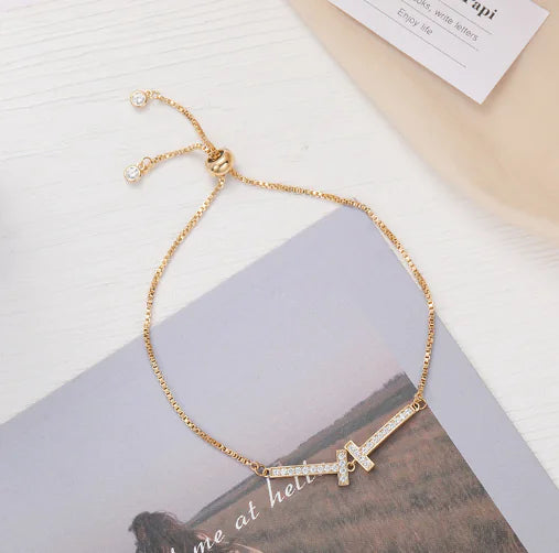 Simple High-Grade Zircon Bracelet for Women