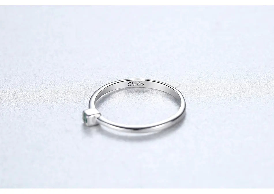 S925 Sterling Silver Gemstone Ring for Women