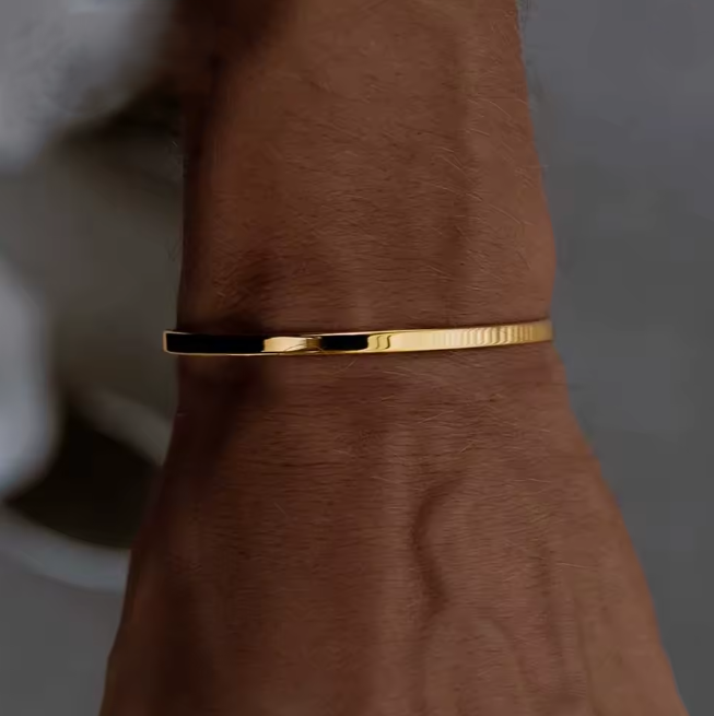 Stainless Steel Cuff Bracelet