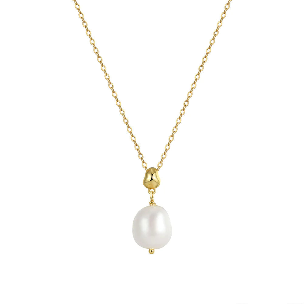 S925 Sterling Silver Necklace OT Buckle Natural