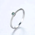 S925 Sterling Silver Gemstone Ring for Women