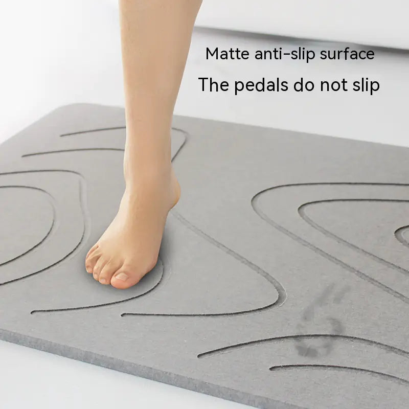 Natural Diatomite Water Absorbent Bath Mat