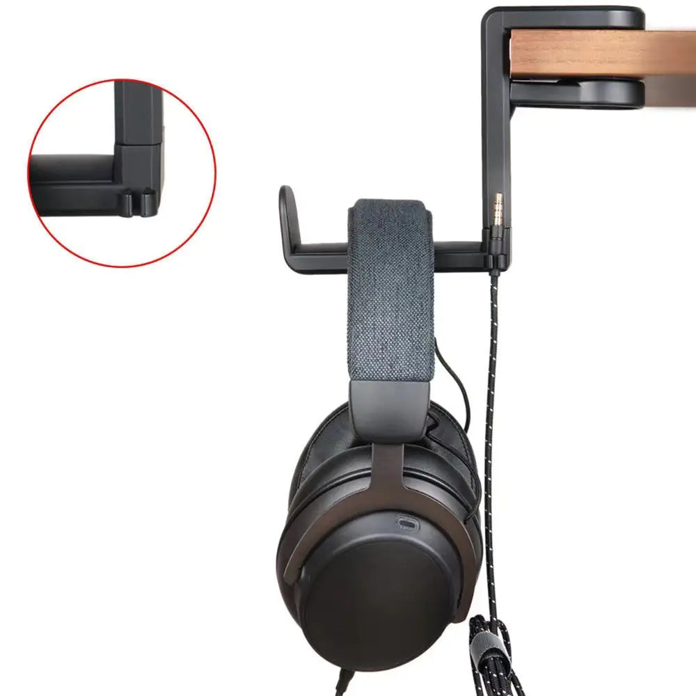 Deskside Clip-On Headphone Stand
