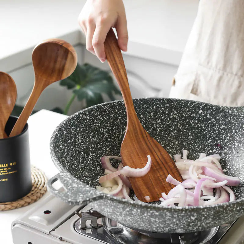 Wooden Spatula and Spoon Set