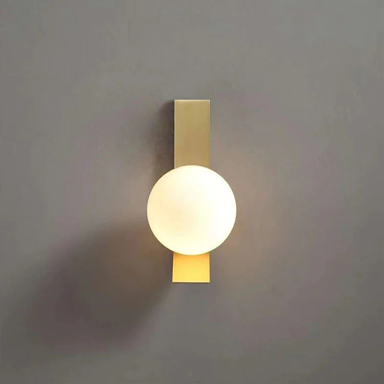 Spherical wall lamp
