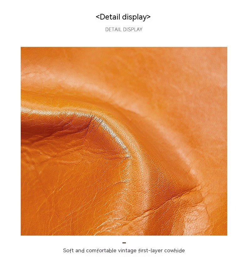 First Layer Cowhide Crossbody Bag