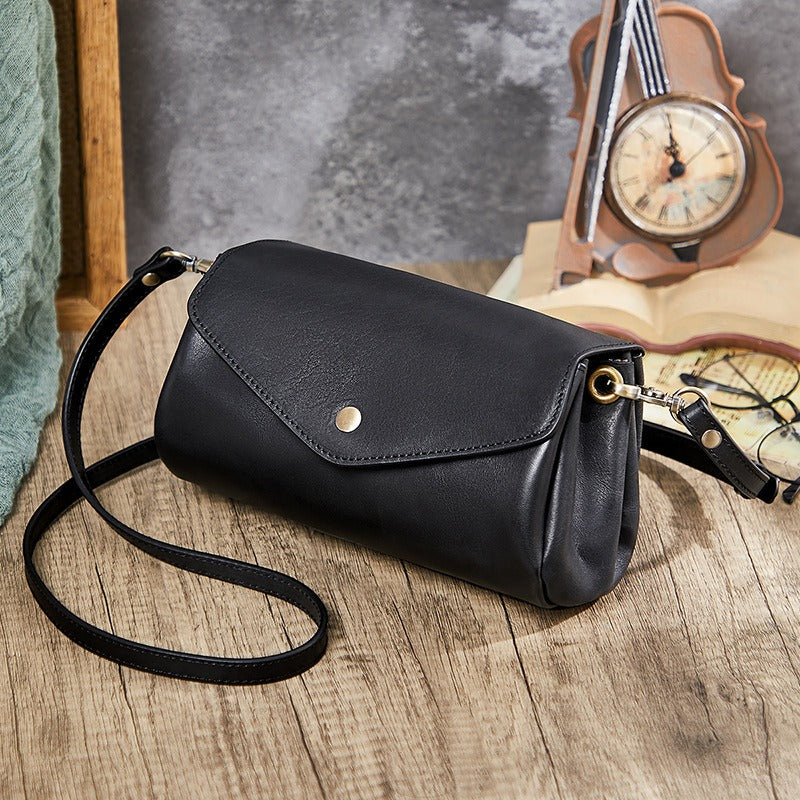 First Layer Cowhide Crossbody Bag