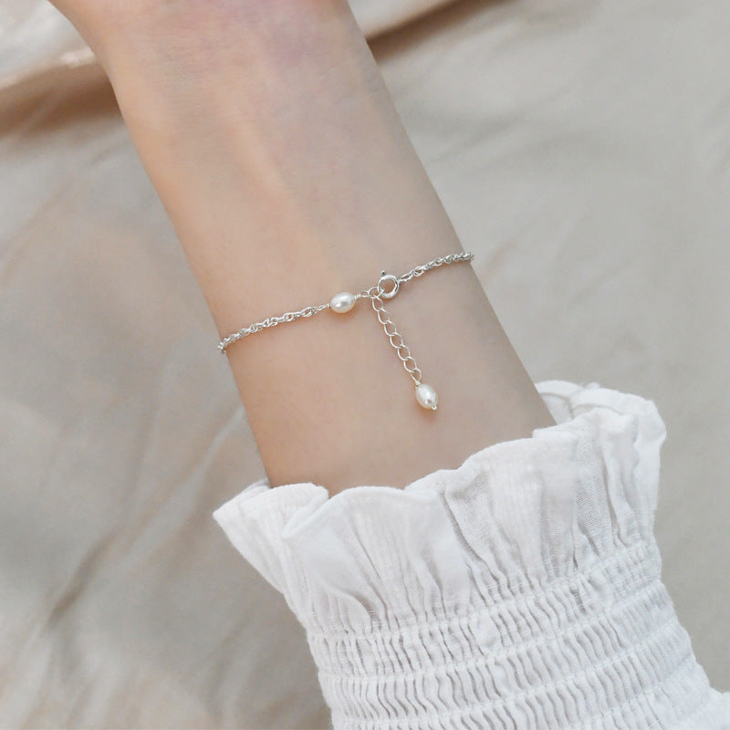 925 Silver Minimalist Folding Bracelet
