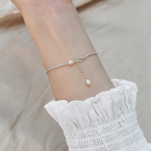 925 Silver Minimalist Folding Bracelet
