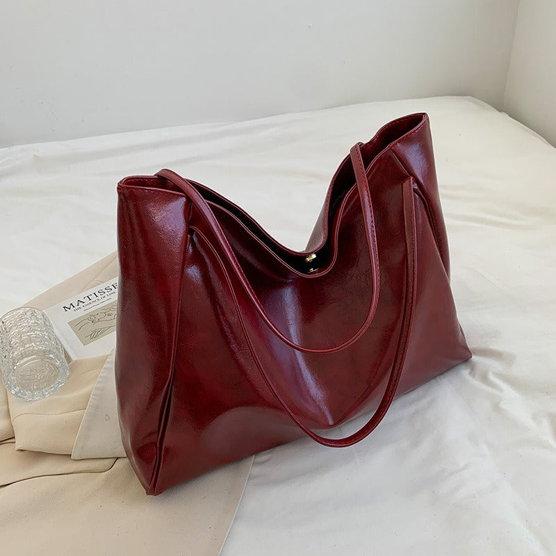 Glossy Retro Large Tote Bag