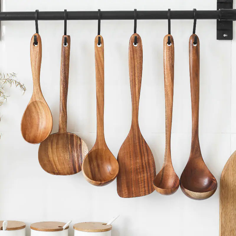 Wooden Spatula and Spoon Set