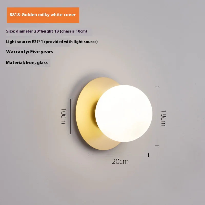 Spherical wall lamp