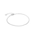 S925 Sterling Silver Sequined Bracelet for Women