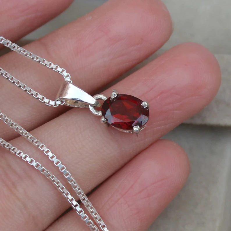 S925 Silver Topaz Zircon Necklace for Women