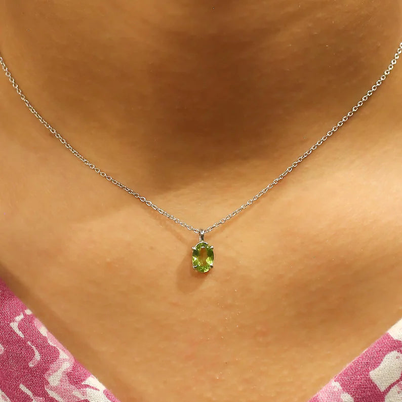 S925 Silver Topaz Zircon Necklace for Women