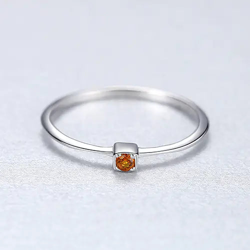 S925 Sterling Silver Gemstone Ring for Women