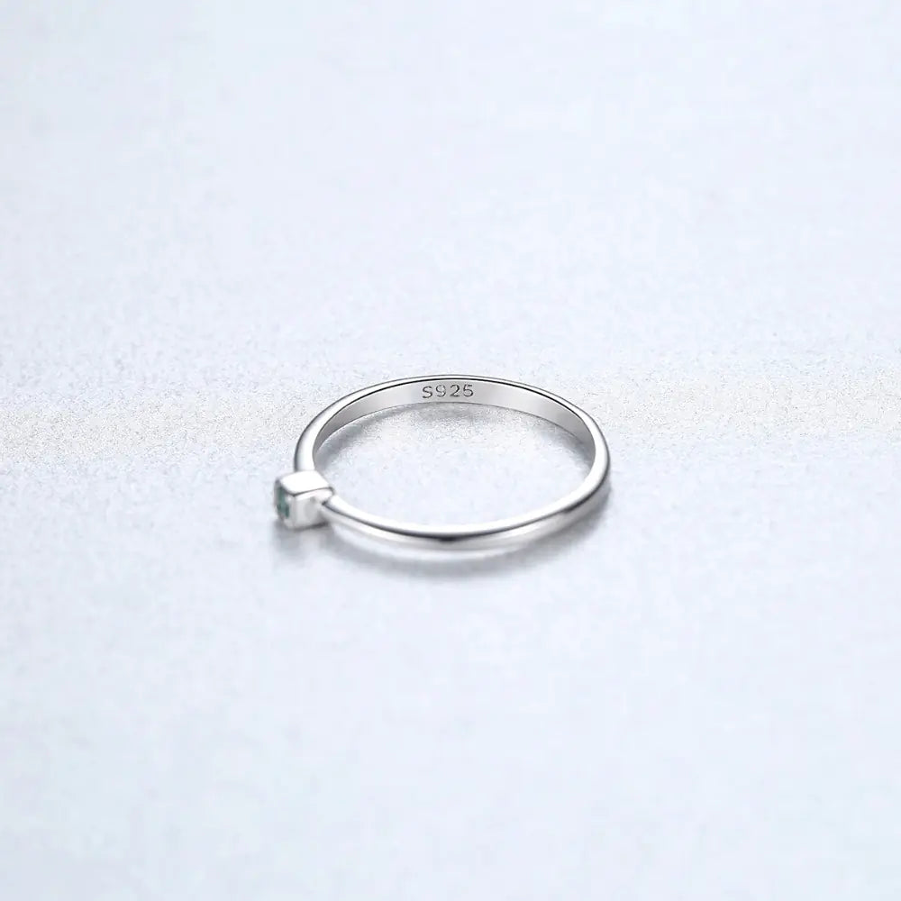 S925 Sterling Silver Gemstone Ring for Women